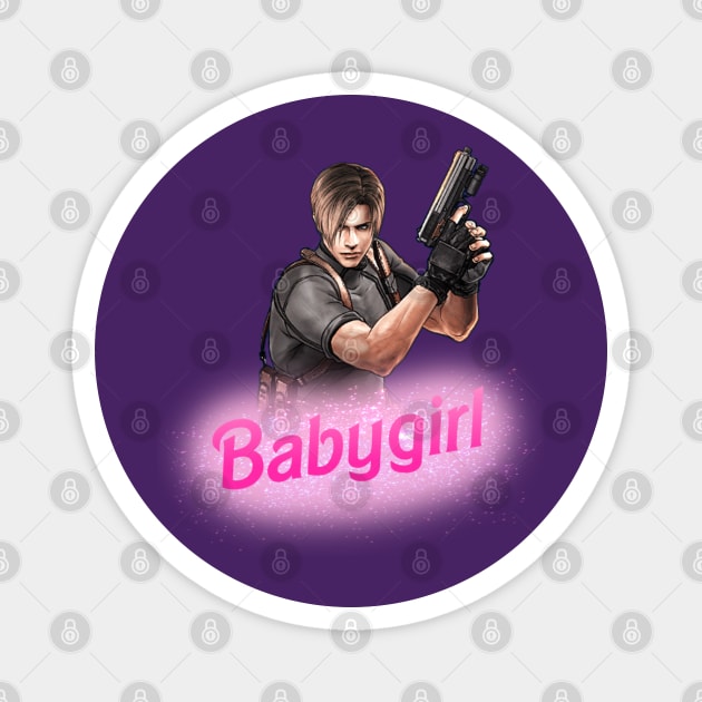 Leon Kennedy Babygirl Magnet by whizz0